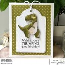 Stamping Bella, Rubber Stamp, ODDBALL SOLO DINO