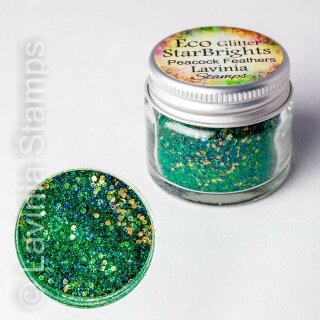 Lavinia Stamps, StarBrights Eco Glitter – Peacock Feathers
