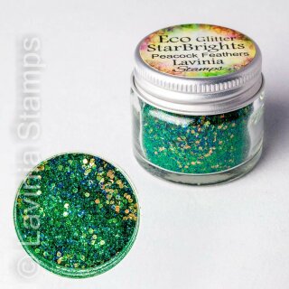 Lavinia Stamps, StarBrights Eco Glitter – Peacock...