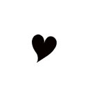 Lavinia Stamps, clear stamp - Single Heart Miniature
