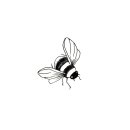 Lavinia Stamps, clear stamp - Bee Miniature