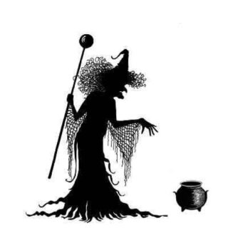 Lavinia Stamps, clear stamp - Willow the Witch