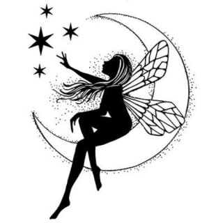 Lavinia Stamps, clear stamp - Moon Fairy