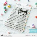 Mama Elephant, clear stamp, Thank You (Love You)
