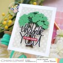 Mama Elephant, clear stamp, Thank You (Love You)