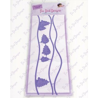 Pixi Dust Designs, Die/ Stanzschablone, Hills & Trees...