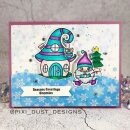 Pixi Dust Designs, clear stamp, Christmas Gnomes