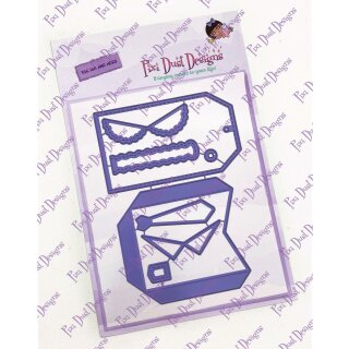 Pixi Dust Designs, Die/ Stanzschablone, Tag His and Hers