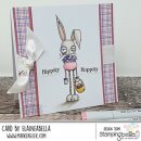 Stamping Bella, Rubber Stamp, ODDBALL EASTER BUNNY