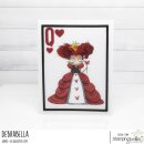 Stamping Bella, Rubber Stamp, ODDBALL QUEEN OF HEARTS (ALICE IN WONDERLAND COLLECTION)