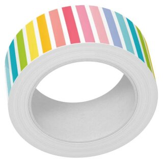 Lawn Fawn, vertical rainbow stripes washi tape