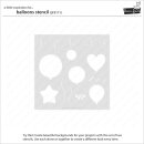 Lawn Fawn, Lawn Clippings, balloons stencil