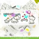 Lawn Fawn, Lawn Clippings, balloons stencil