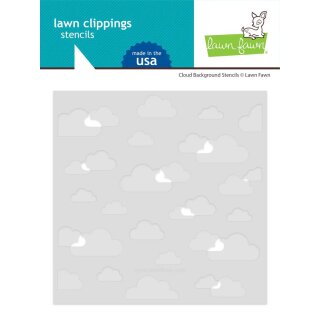 Lawn Fawn, Lawn Clippings, cloud background stencils