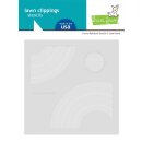 Lawn Fawn, Lawn Clippings, corner rainbow stencils