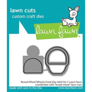 Lawn Fawn, lawn cuts/ Stanzschablone, reveal wheel wheely great day add-on