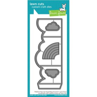 Lawn Fawn, lawn cuts/ Stanzschablone, platform pop-up cloud wrap around