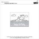 Lawn Fawn, clear stamp, elephant parade