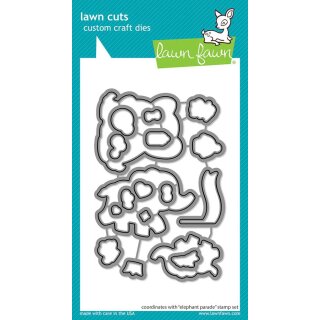 Lawn Fawn, lawn cuts/ Stanzschablone, elephant parade