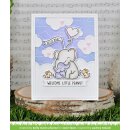 Lawn Fawn, clear stamp, elephant parade add-on