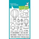 Lawn Fawn, clear stamp, fly high