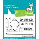 Lawn Fawn, clear stamp, year thirteen