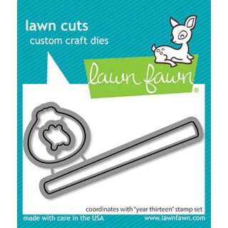 Lawn Fawn, lawn cuts/ Stanzschablone, year thirteen