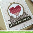 Lawn Fawn, lawn cuts/ Stanzschablone, embroidery hoop