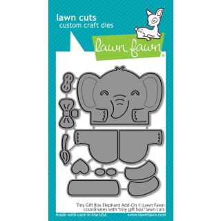 Lawn Fawn, lawn cuts/ Stanzschablone, tiny gift box...