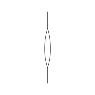 Spezial Perlenaufreihnadel, 5,7 cm, 1 Stück