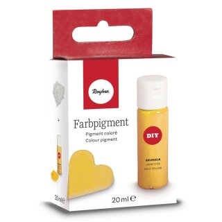 Farbpigment, PET Flasche, 20ml, goldgelb