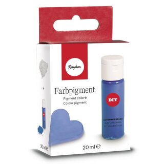 Farbpigment, PET Flasche, 20ml, ultramarinblau