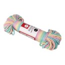 Makramee Garn, Regenbogen, 3mm ø, 30m, ca. 110g,...