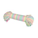 Makramee Garn, Regenbogen, 3mm &oslash;, 30m, ca. 110g, regenbogen