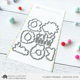 Mama Elephant, Creative Cuts/ Stanzschablone, Flower Friends