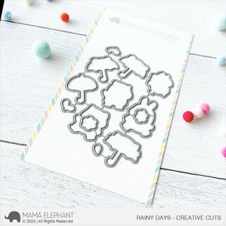 Mama Elephant, Creative Cuts/ Stanzschablone, Rainy Days