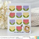 Mama Elephant, Creative Cuts/ Stanzschablone, Tulip Grid Cover