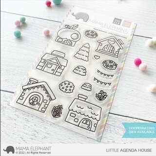 Mama Elephant, clear stamp, Little Agenda House