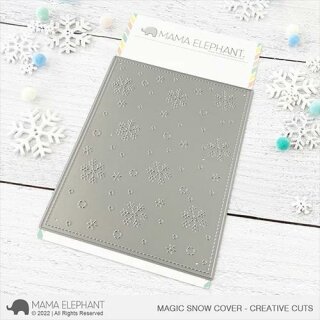 Mama Elephant, Creative Cuts/ Stanzschablone, Magic Snow Cover