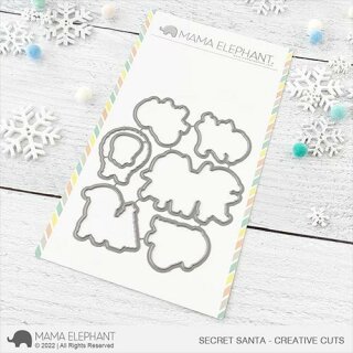 Mama Elephant, Creative Cuts/ Stanzschablone, Secret Santa