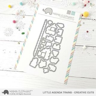Mama Elephant, Creative Cuts/ Stanzschablone, Little Agenda Trains
