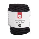 Braidy Recycling Garn, geflochten, 6mm &oslash;, schwarz, (250g Kn&auml;uel), Kn&auml;uel 27m