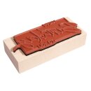 Butterer, Stempel Happy Birthday to you, 4x9cm