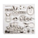Clear Stamps - Frohe Ostern, 102,5x97mm, 11 Motive