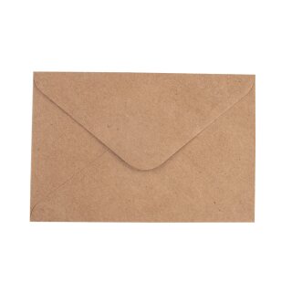 Kartenset B6, FSC Mix Credit, kraft, 15 Karten + 15...