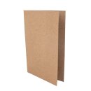 Kartenset B6, FSC Mix Credit, kraft, 15 Karten + 15 Kuverts, Box 30St&uuml;ck