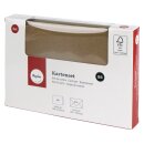 Kartenset B6, FSC Mix Credit, kraft, 15 Karten + 15 Kuverts, Box 30St&uuml;ck