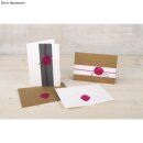 Kartenset B6, FSC Mix Credit, kraft, 15 Karten + 15 Kuverts, Box 30St&uuml;ck