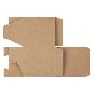 Faltschachtel, FSC Mix Credit, kraft, 10x10x10cm, Set...