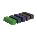 Farbpigmente f&uuml;r Wachs, bunt, 1x1x2,9cm, sortiert, SB-Btl. 5St&uuml;ck